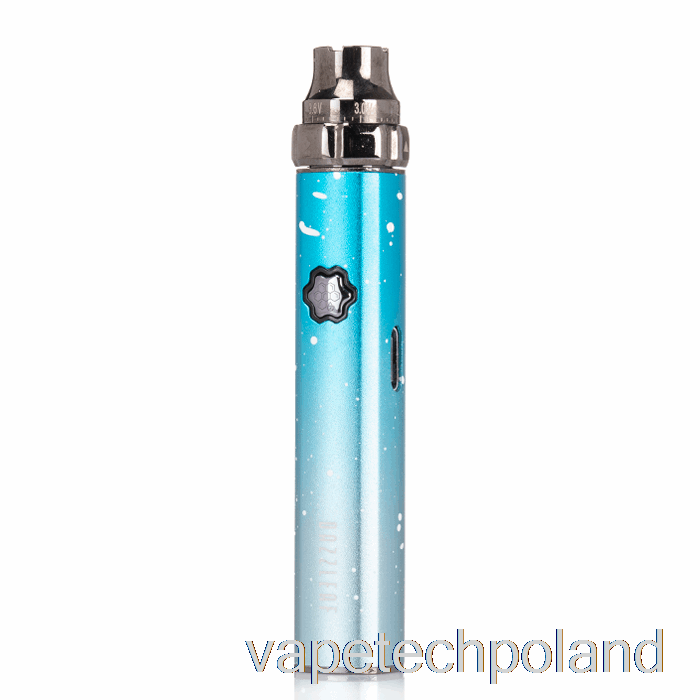 Vape Pen Dazzleaf Squareii Top Twist 510 Bateria Sky Blue Splatter